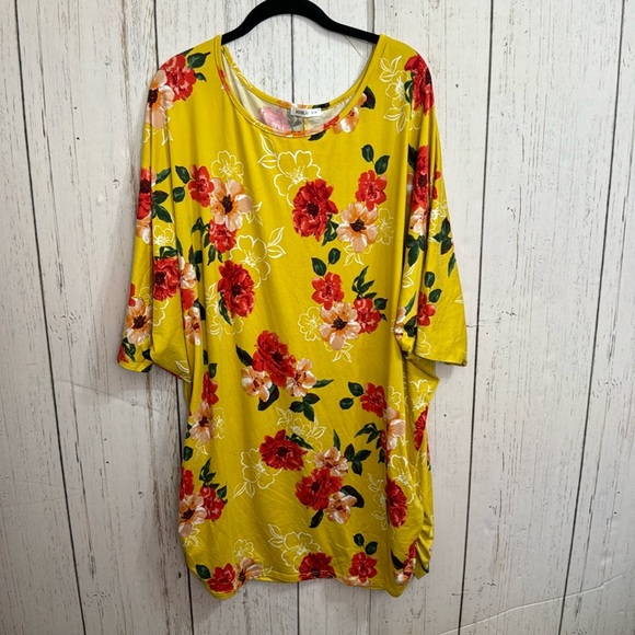 Doublju Floral Tunic - Picture 1 of 4